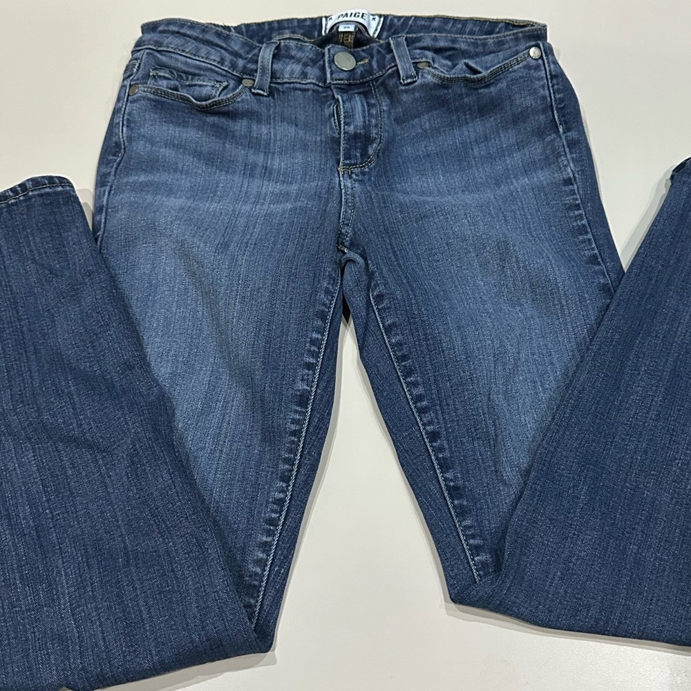 PAIGE Verdugo Ankle Jeans Size 28  Blue  Length 25” Excellent Condition!